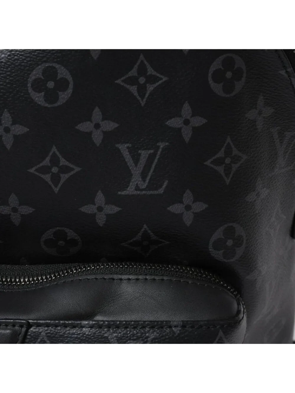 Louis Vuitton Backpack Discovery PM Black Silver Monogram Eclipse